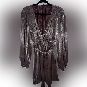 Metallic gold dress size L
